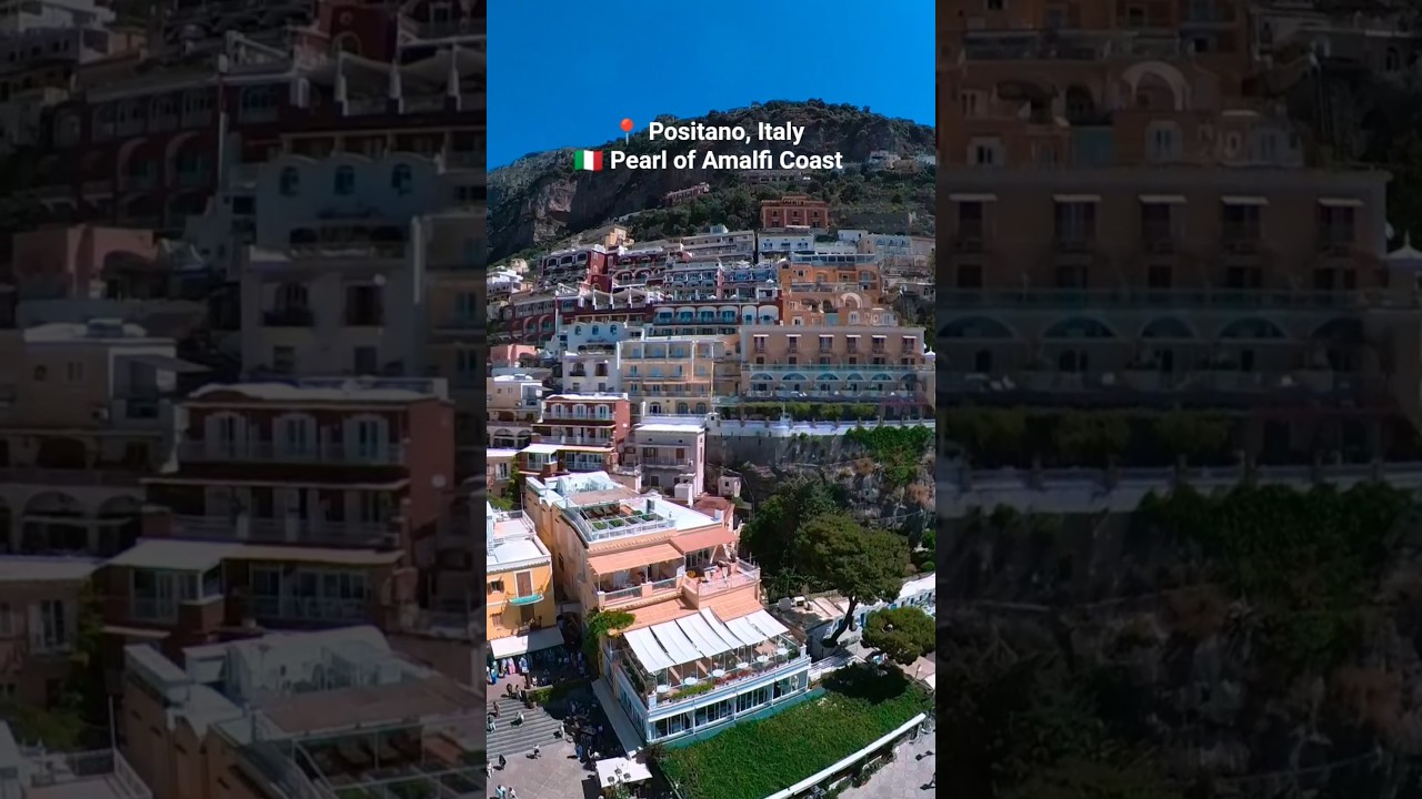 🇮🇹 Positano, Italy | 4K Drone Tour of Mediterranean Charm
