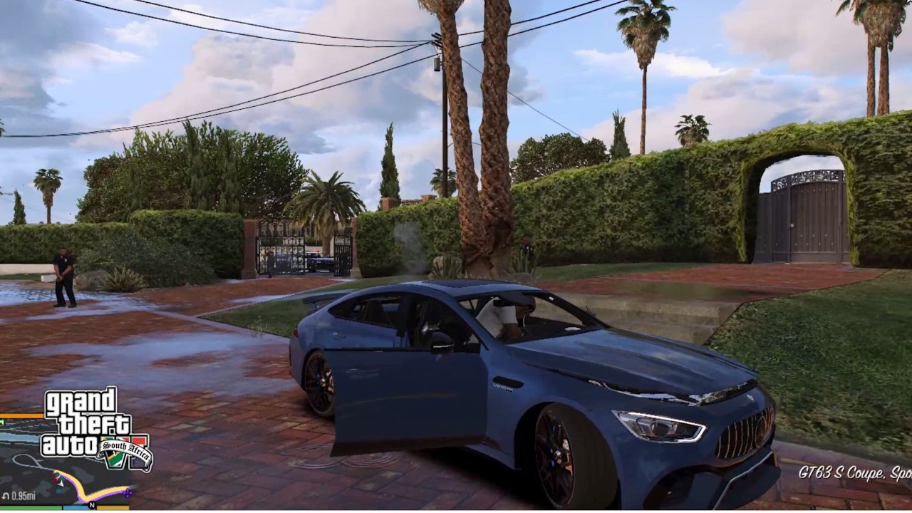 GTA MZANSI | Living the Hoodrich Life in GTA MZANSI… AMG G63s BANK HEIST 💸