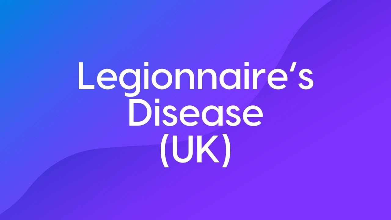 Legionnaire's Disease Prevention Course Trailer (UK)