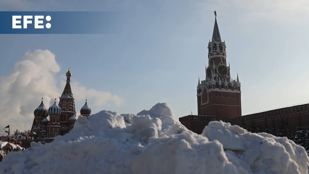 Rússia emite alertas para temperaturas extremamente frias na região de Moscou
