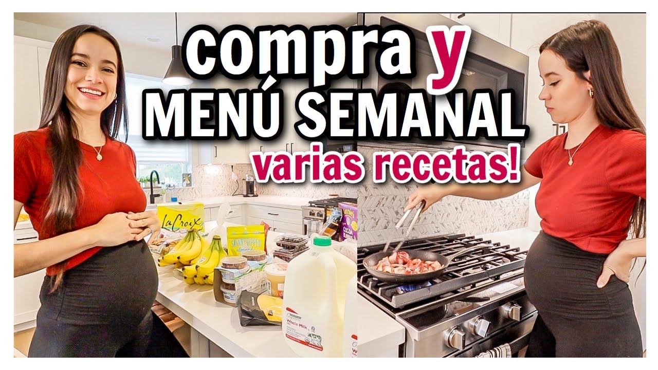 MERCADO + PREPARO LAS COMIDAS DE LA SEMANA | menú semanal, organiza y cocina conmigo | Alejandra C M
