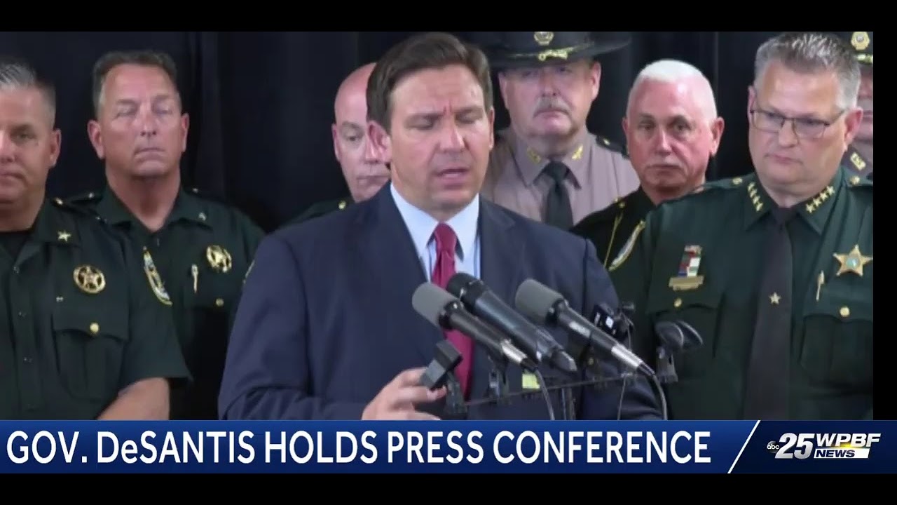 Gov. Ron DeSantis Holding Press Conference