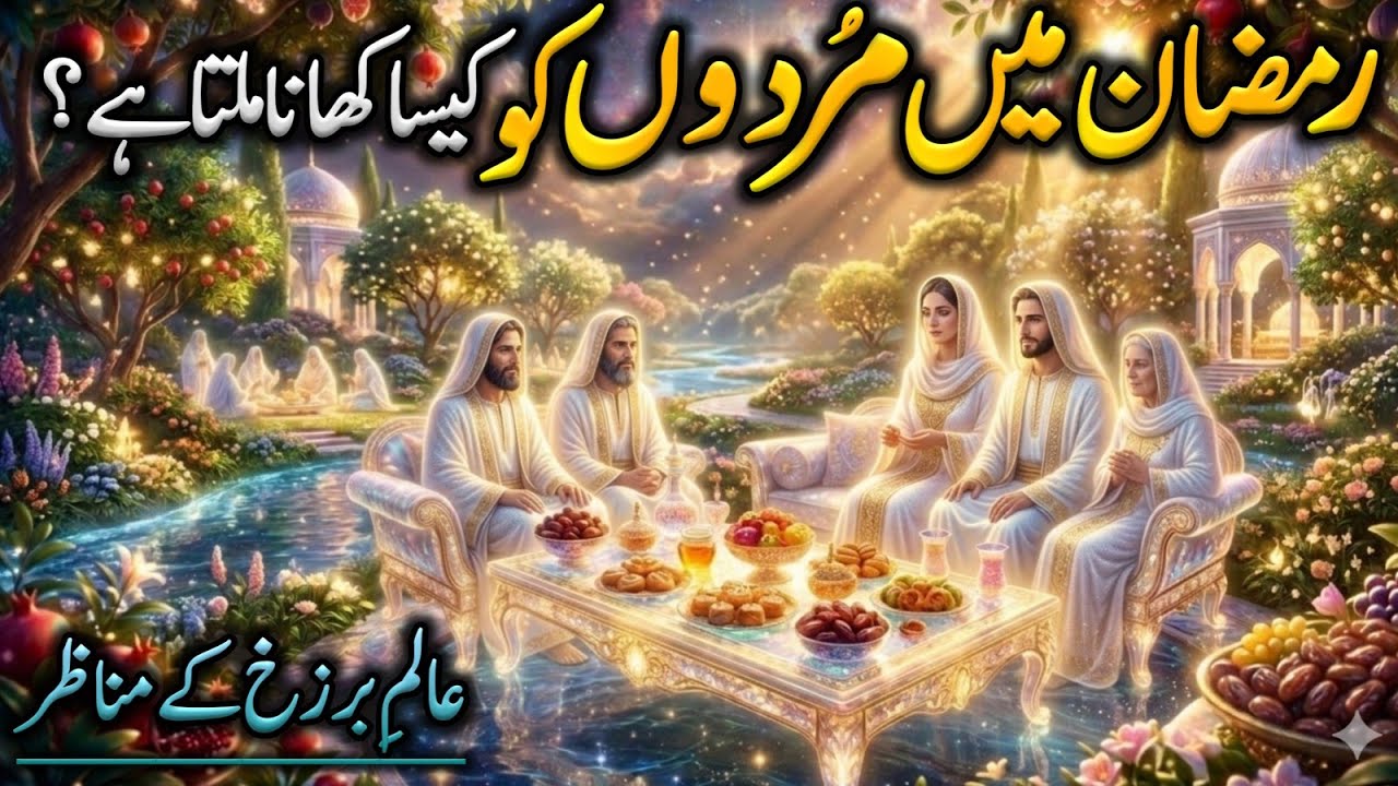 Murdon Ko Ramzan Mein Kaisa Khana Milta Hai? |Alam-e-Barzakh Mein Ramzan Kaisa Hota Hai?