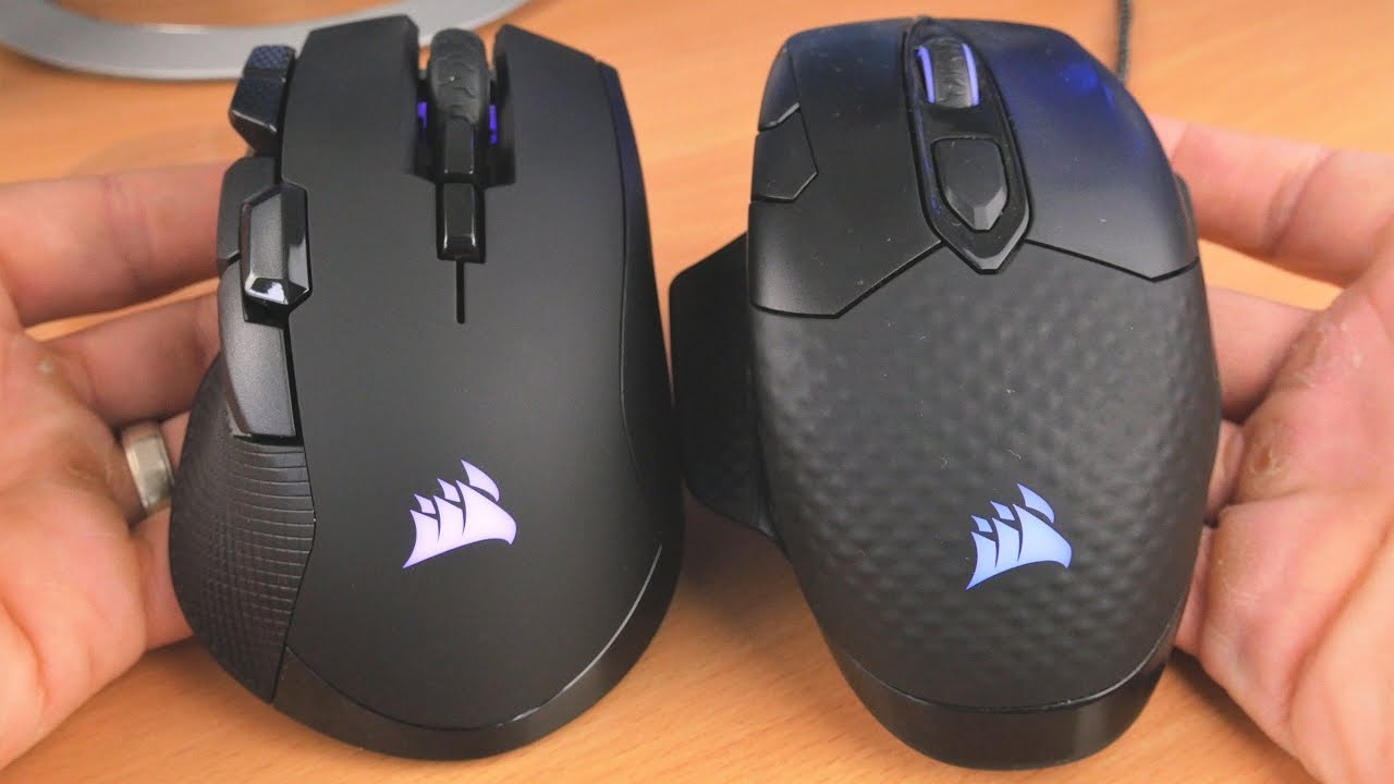 Corsair IronClaw vs Dark Core wireless gaming mice - which is best?