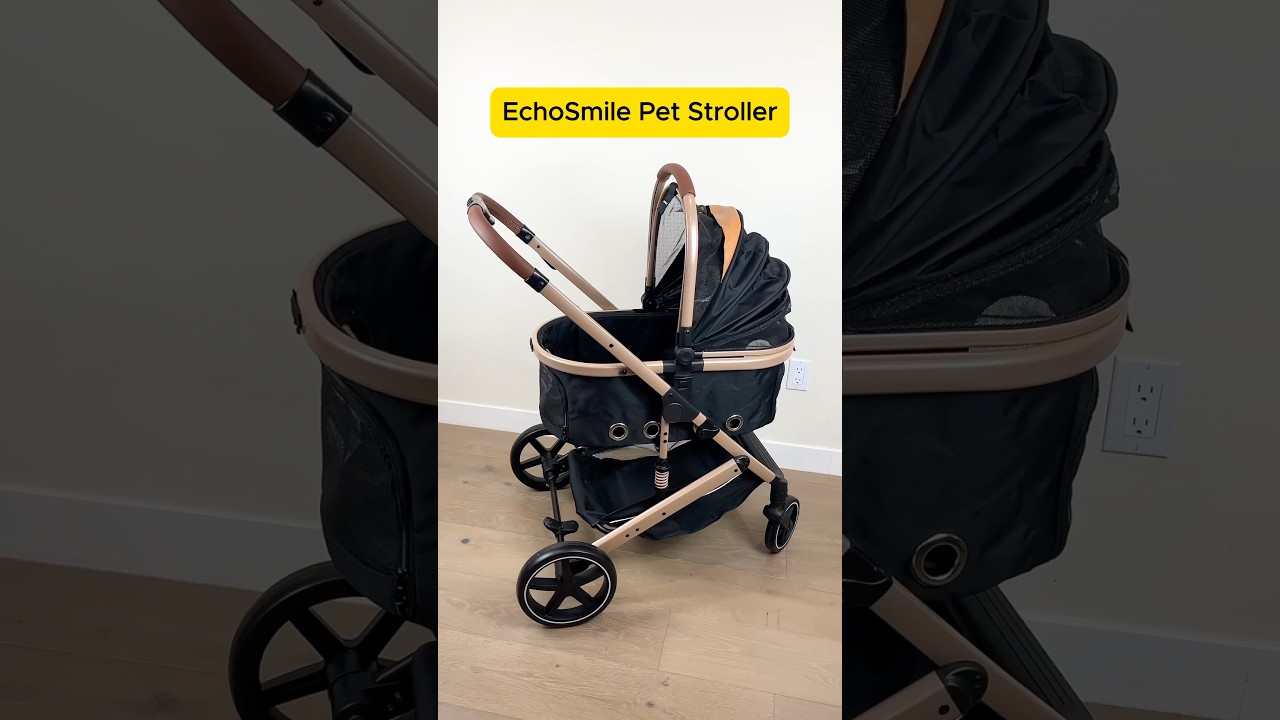 EchoSmile Pet Stroller Review #productreview #amazonfinds