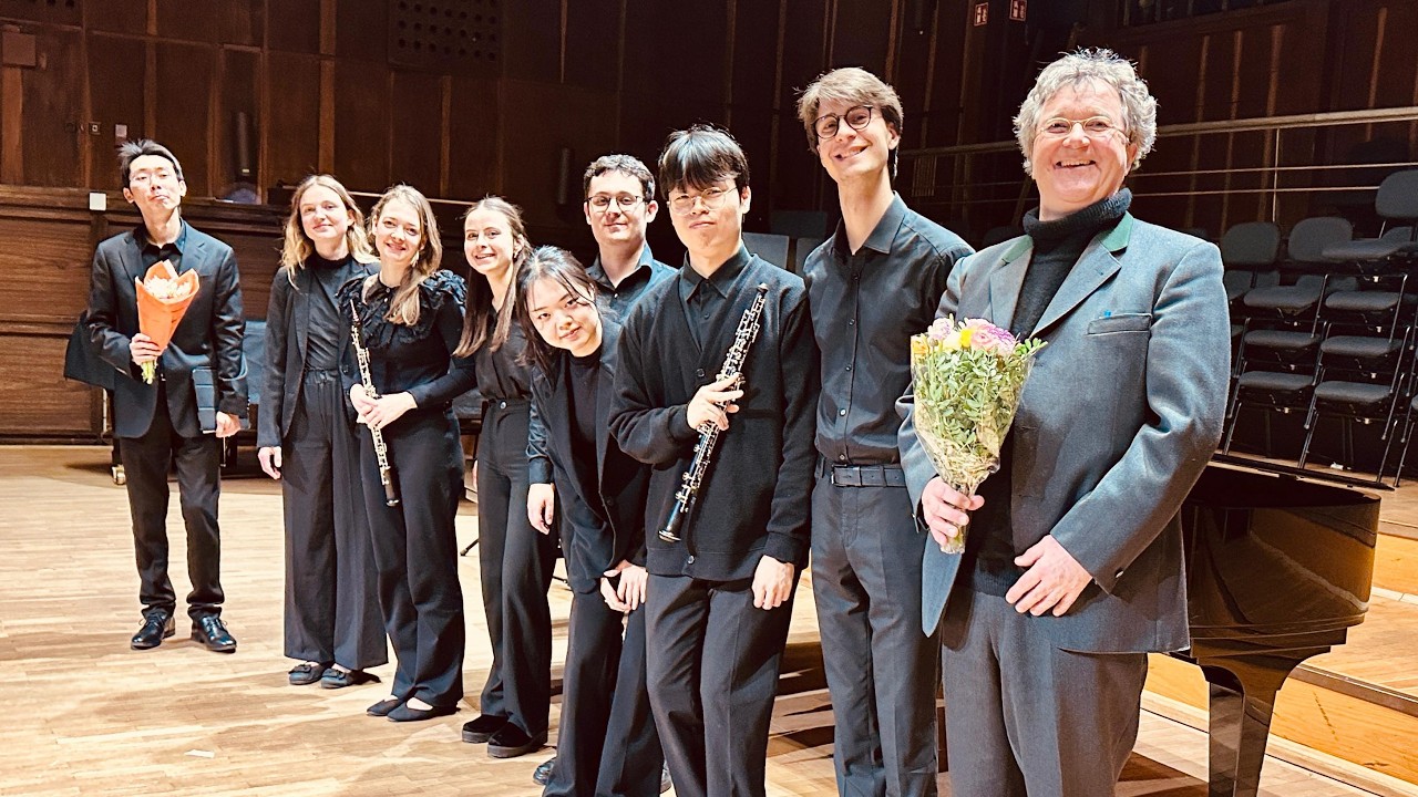 Fabian Menzel Oboe - Musik &uuml;bertr&auml;gt einen Livestream.