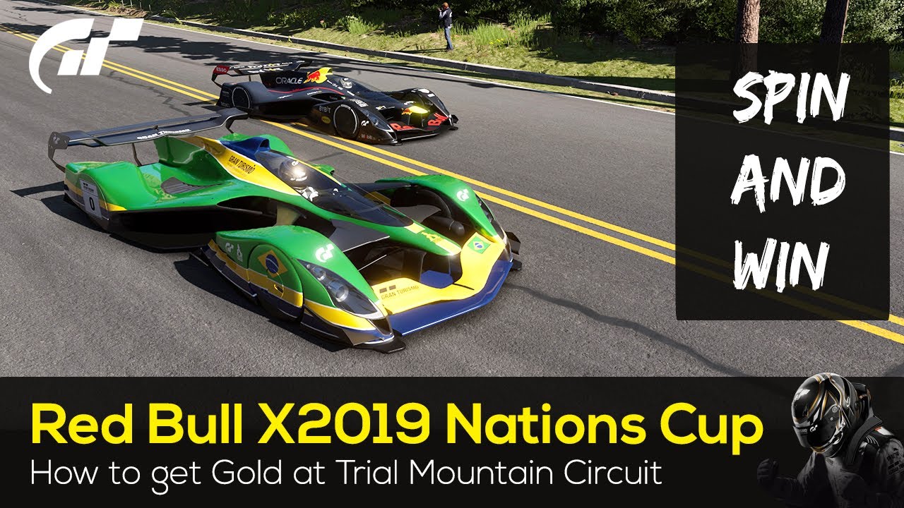 How To Get Gold in the Red Bull X2019 Nations Cup race at the Trial Mountain (HARD) - #granturismo7