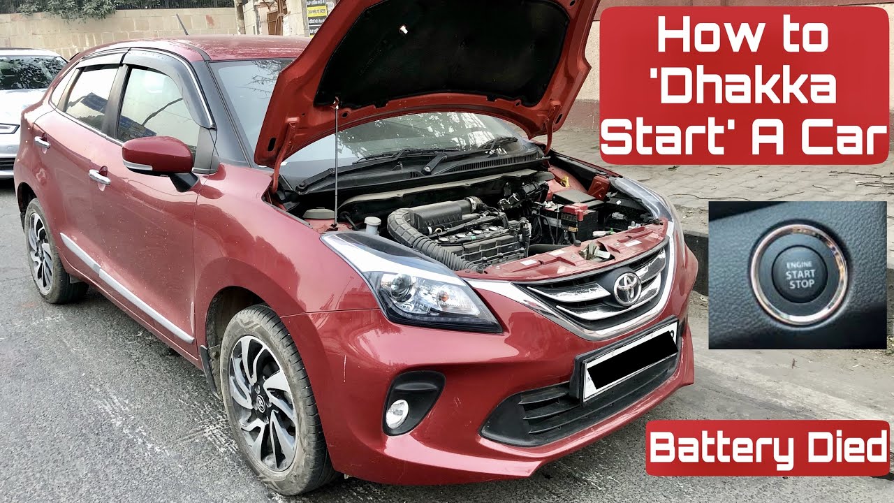 How to 'Dhakka Start' a Car | Dead Battery | Car with Start/Stop Button - Will it Start?