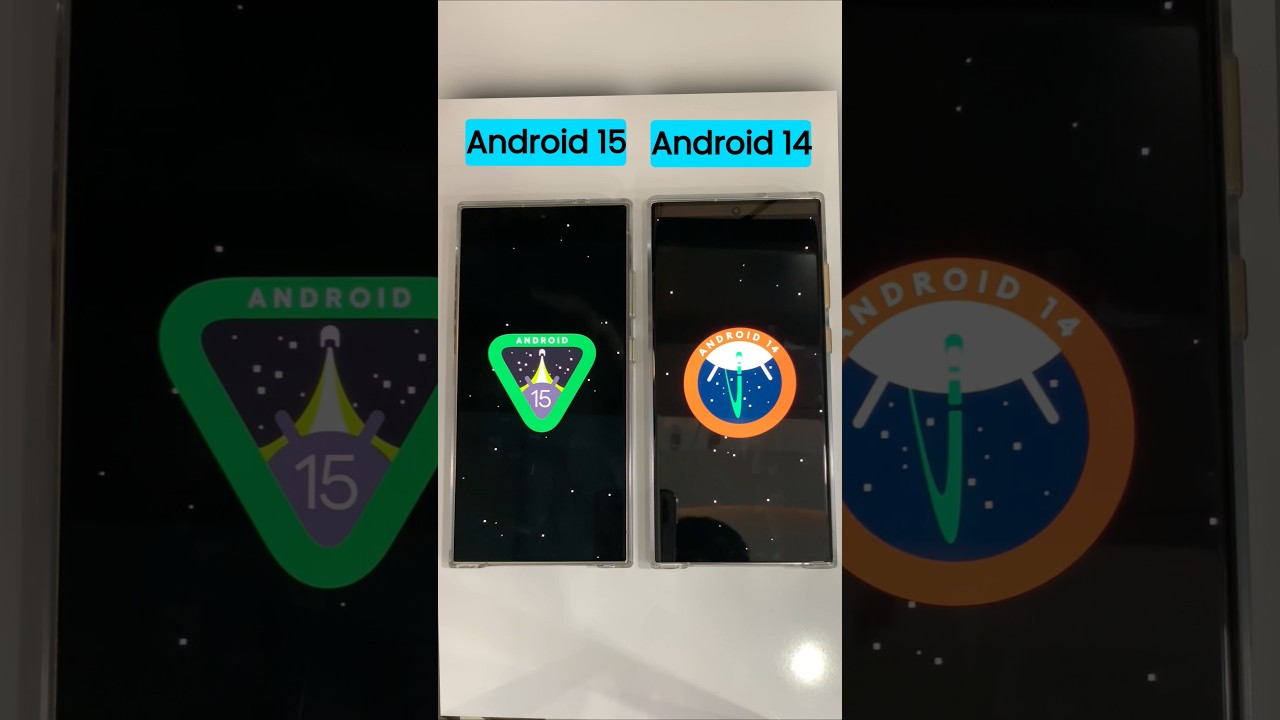 Android 15 Vs Android 14 Easter Egg #android #shorts #youtubeshorts
