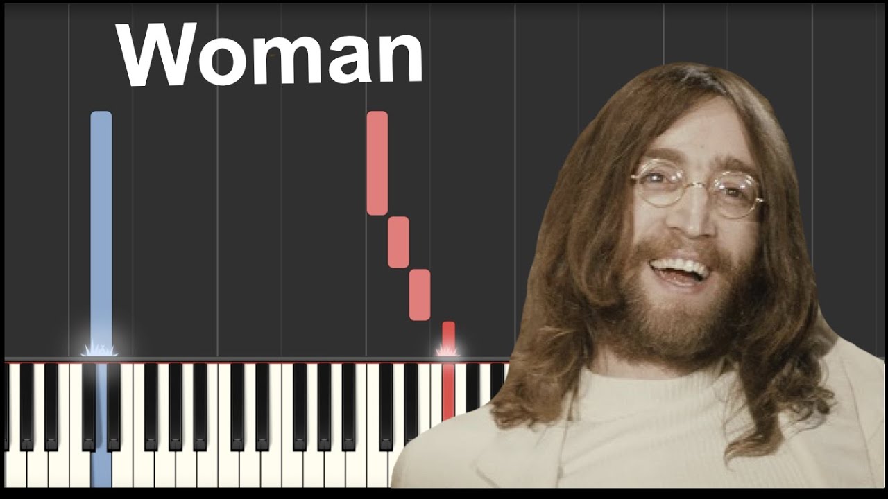 Woman - John Lennon - Piano Tutorial