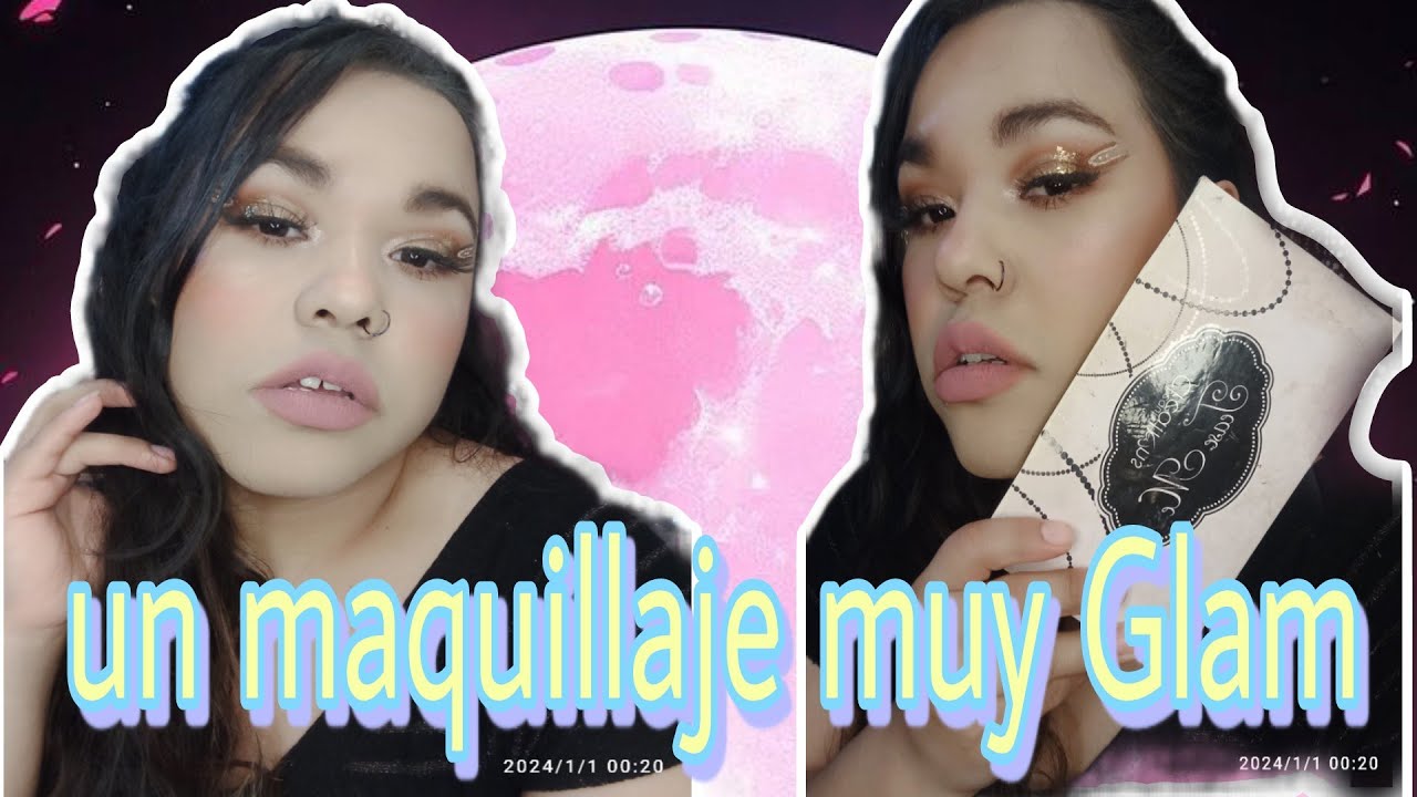 un maquillaje muy glam para cualquier ocasión ame este maquillaje
