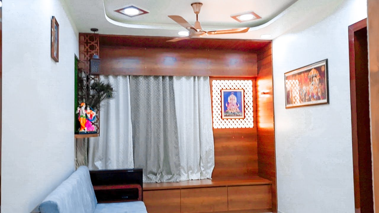 1 BHK FLAT INTERIOR DESIGN - 400 SQFT, BHANDUP || MUMBAI || INTERIOR IDEAS || INTERIOR DESIGNING.