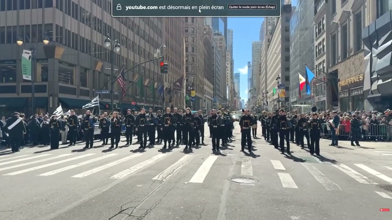 D&eacute;fil&eacute; Bagad Briec New York 2026