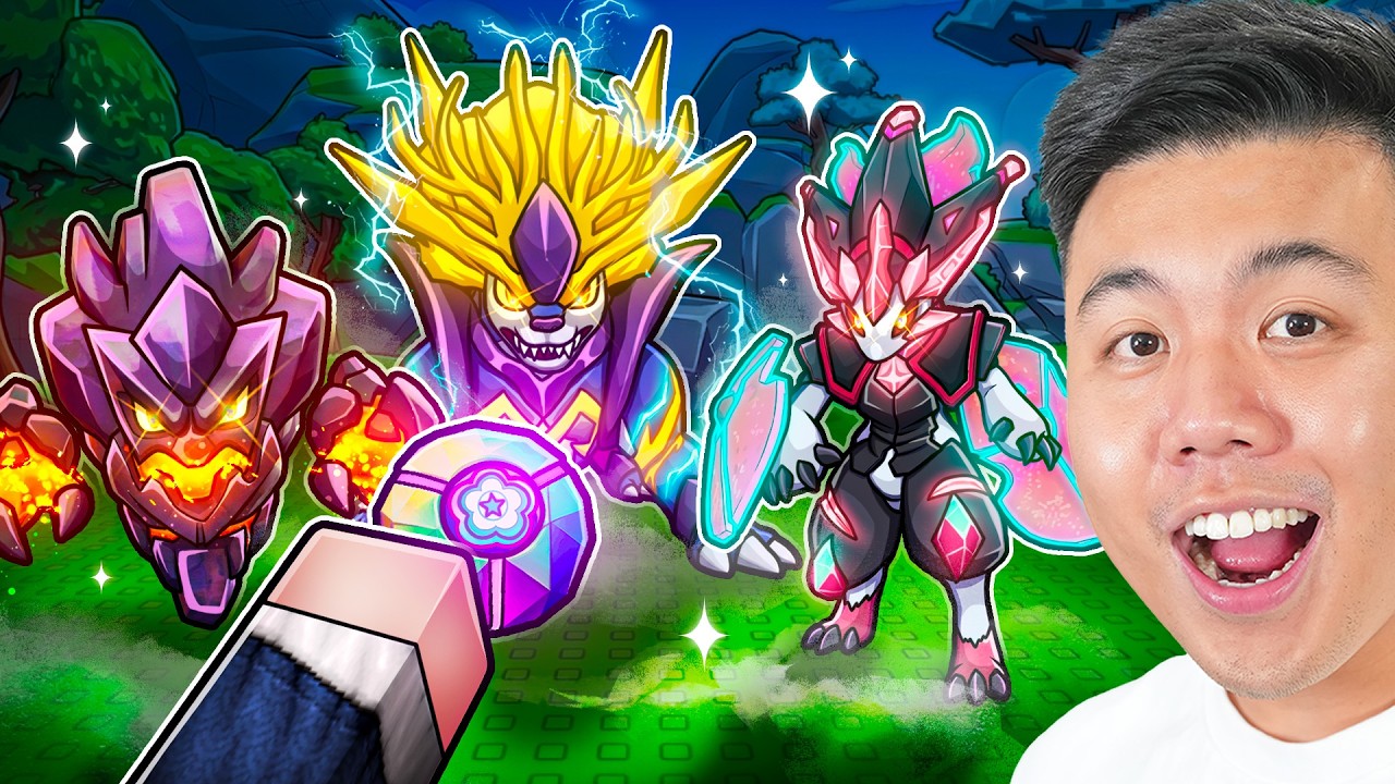 I Caught the RAREST Evomon on ROBLOX! (0.001% Chance)