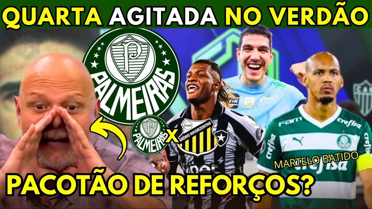 🤯PODE COMEMORAR! NINO E DANILO NO VERDÃO? MASSINI ATUALIZOU TUDO! E O FABINHO? NOTÍCAS DO PALMEIRAS