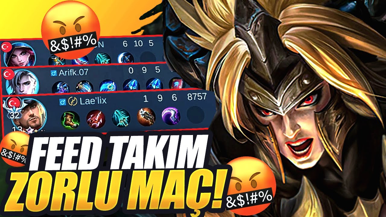🤬 TÜM TAKIM FEEDLİYOR HERKES 9-10 KERE ÖLMÜŞ??!! BU MAÇ ADAMI ÇİLEDEN ÇIKARIR!! | Salvatore MLBB