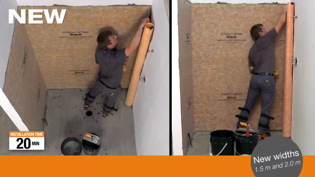 Schluter®-KERDI-200 | How to install the WIDE roll