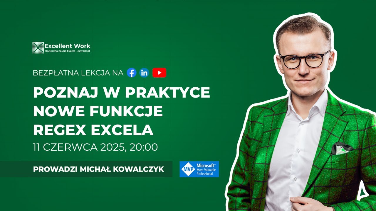 Poznaj w praktyce nowe funkcje REGEX Excela