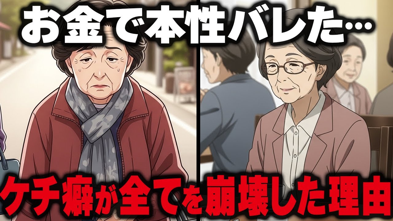 【絶対やめろ】老後の“ケチ癖”が全てを壊した話20選【シニアの口コミ】