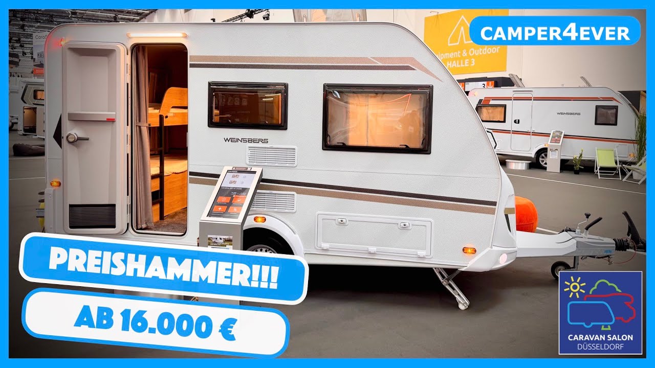 NEU 2026: WEINSBERG CaraOne 400LK - super Preis-Leistungs-Caravan für die Einsteiger - Familie