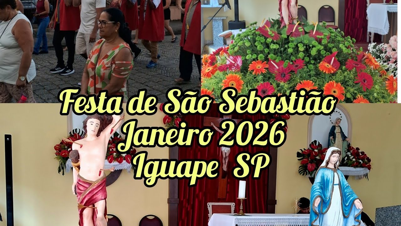 Tradicional Festa de São Sebastião Iguape-SP  