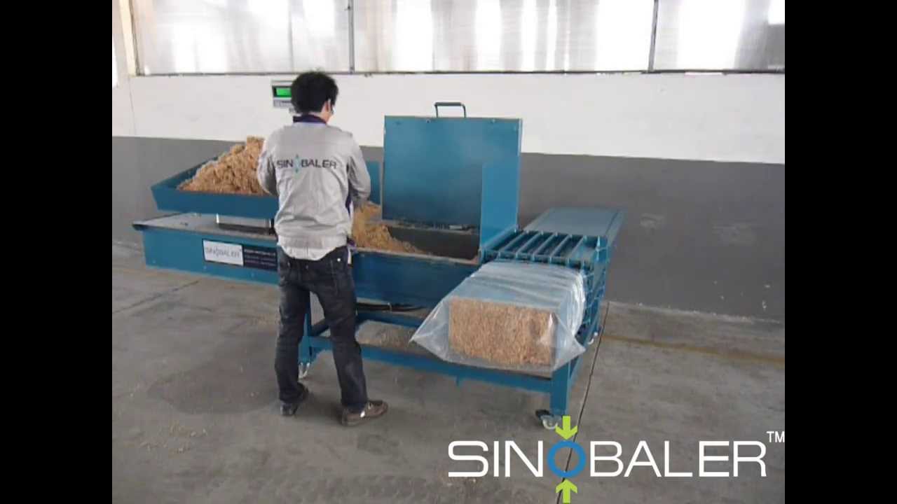 SINOBALER - Scale Weighing Horizontal Bagging Baler, a Baling and Bagging Machine.