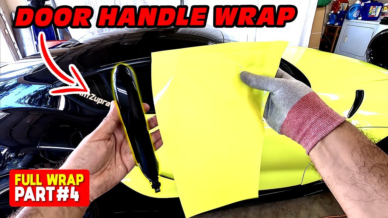 How Vinyl wrap Door Handle & Door Handle Removal SUPRA MK5  • PART 4
