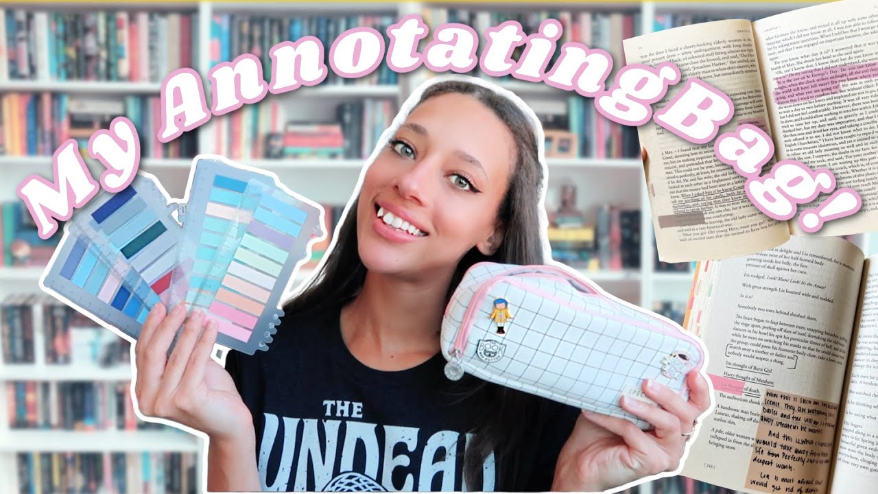 Set up my Annotation Bag with Me! || My Annotating Pouch