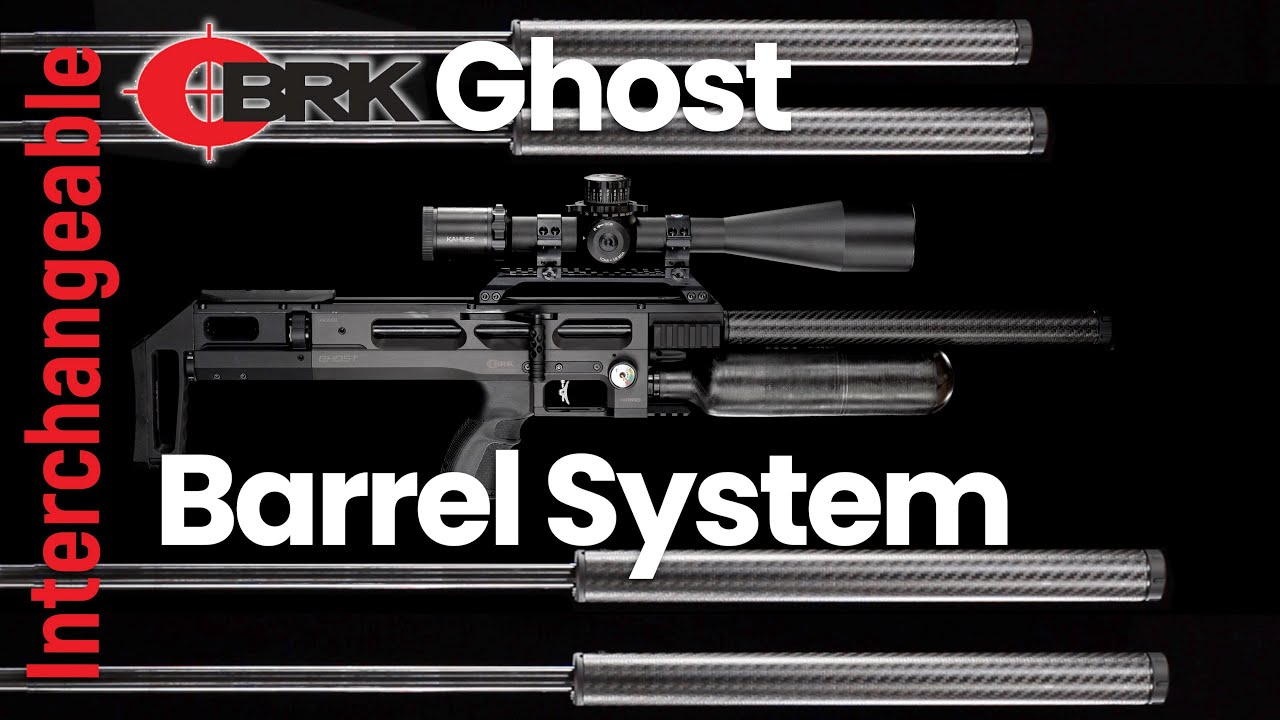 Замена стволов в пневматическом оружии BRK Ghost