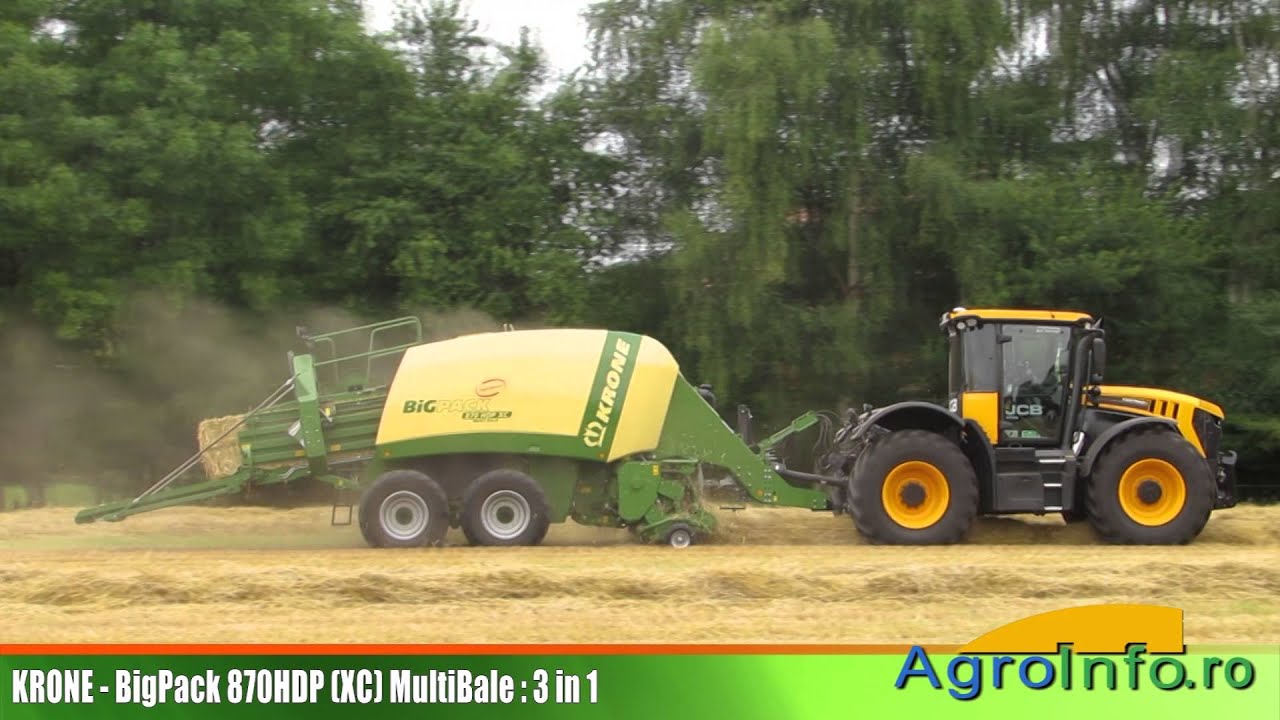 Krone - BigPack 870HDP (XC) MultiBale: 3 în 1