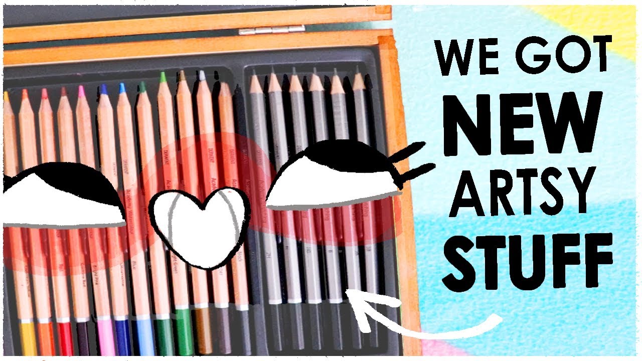 WHAT ART SUPPLIES DID WE GET?? - Christmas Gift Haul!!