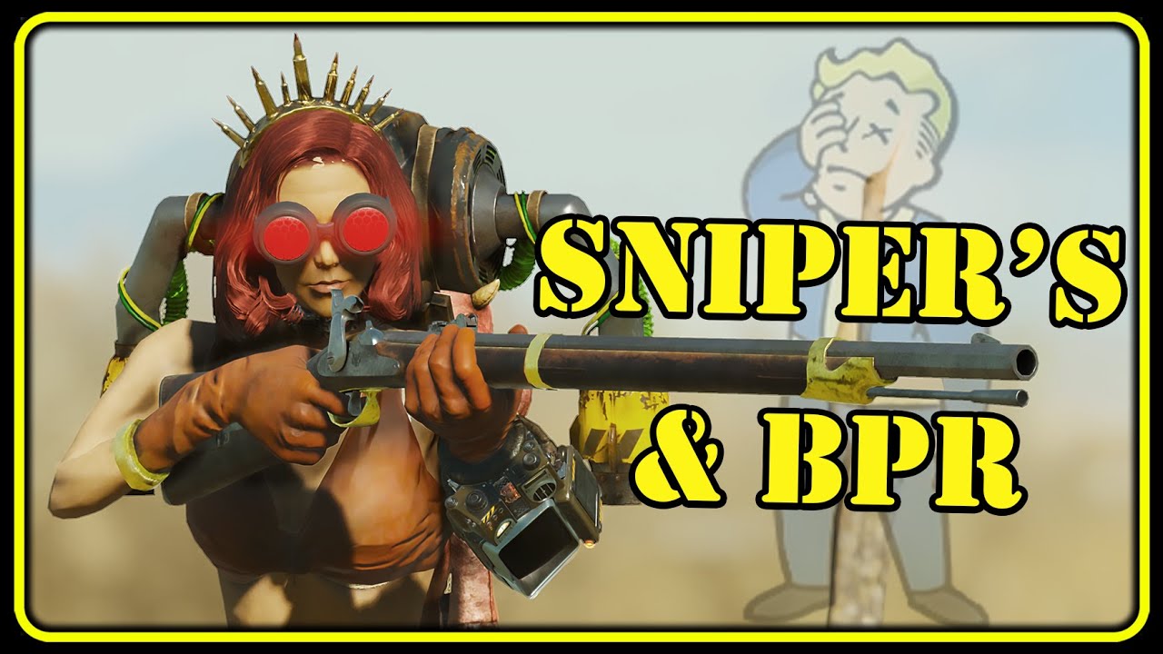 Fallout 76 — Эпическая сборка снайпера и винтовки с чёрным порохом | Почему бы и как.