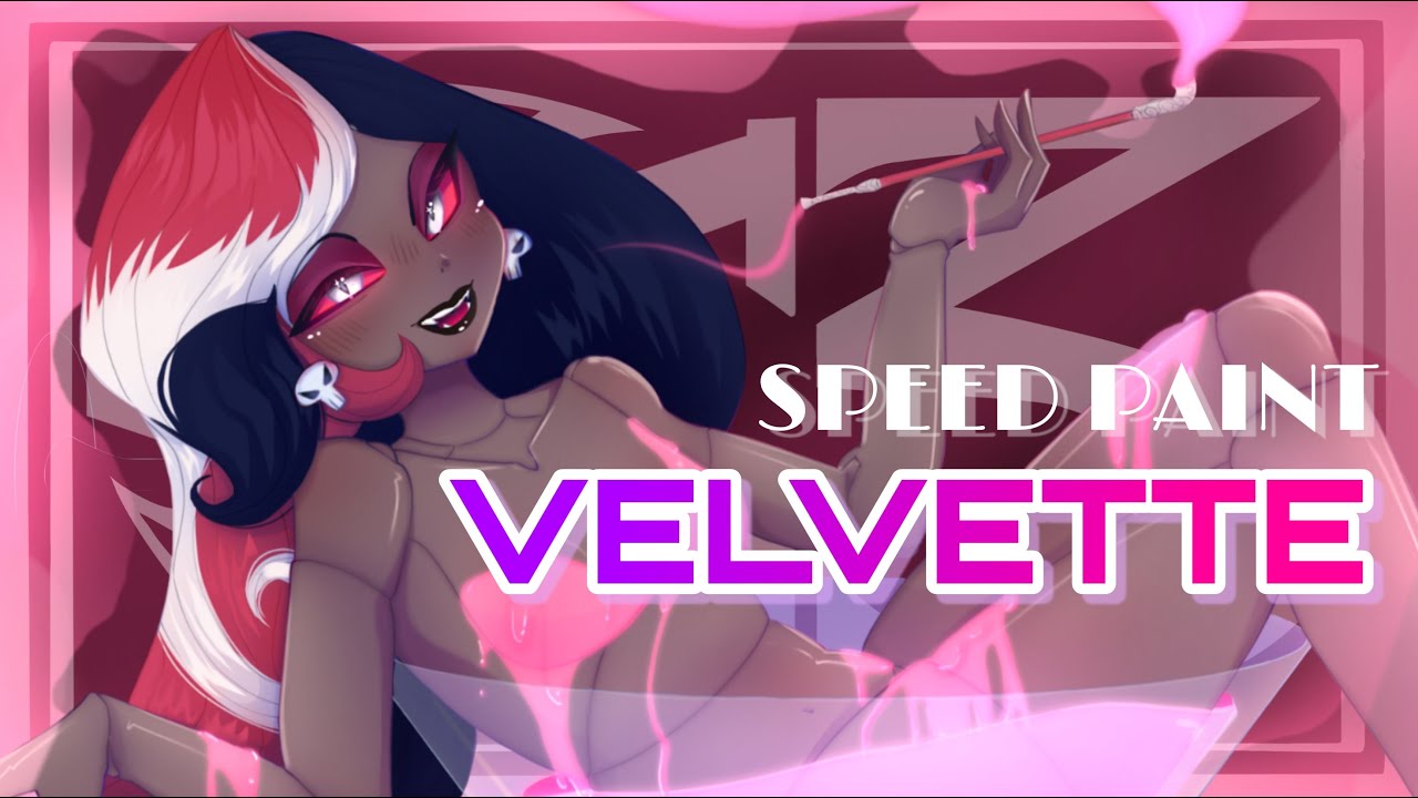 DIBUJANDO A VELVETTE DE HAZBIN HOTEL (parte 2)
