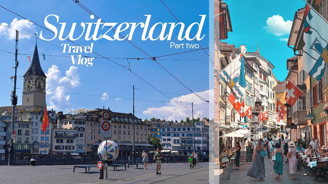 Zürich City Walk on a Sunny Day | Switzerland 🇨🇭| Travel vlog