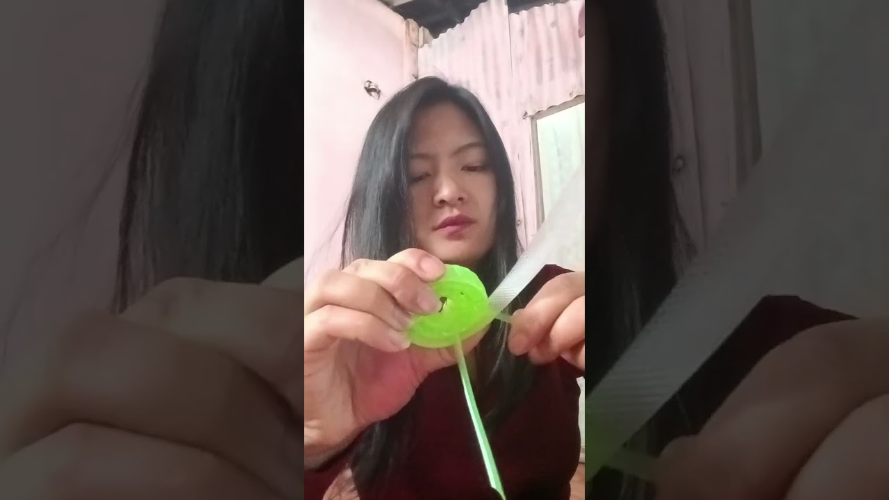 How to make weaving round  basket 🧺(New design plastic round 🧺♥️♥️)