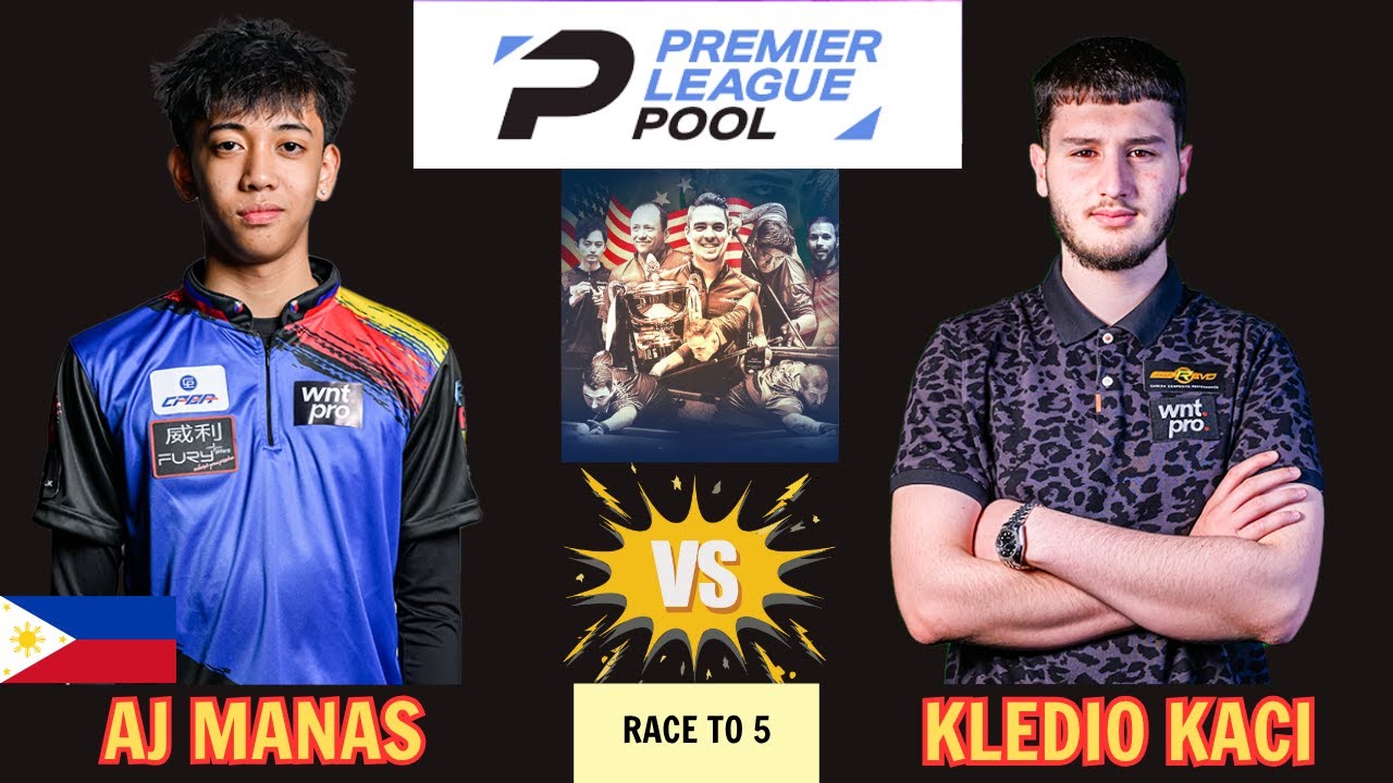 AJ MANAS VS KLEDIO KACI - Did this rack fool you ? PREMIER LEAGUE POOL
