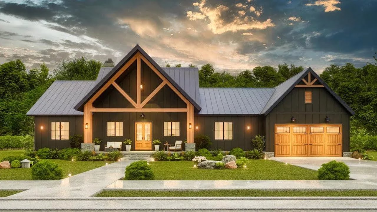 MODERN FARMHOUSE PLAN - Haystack II - A2946-A
