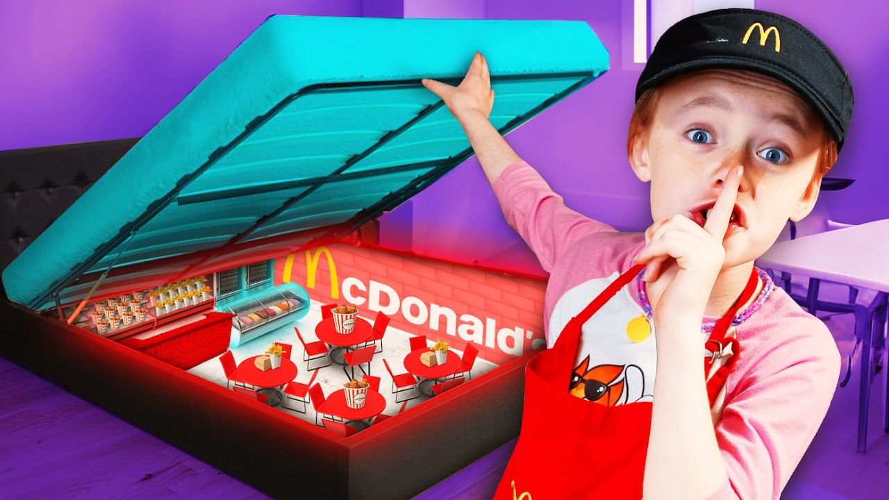Я построил СЕКРЕТНЫЙ Макдональдс у себя дома!