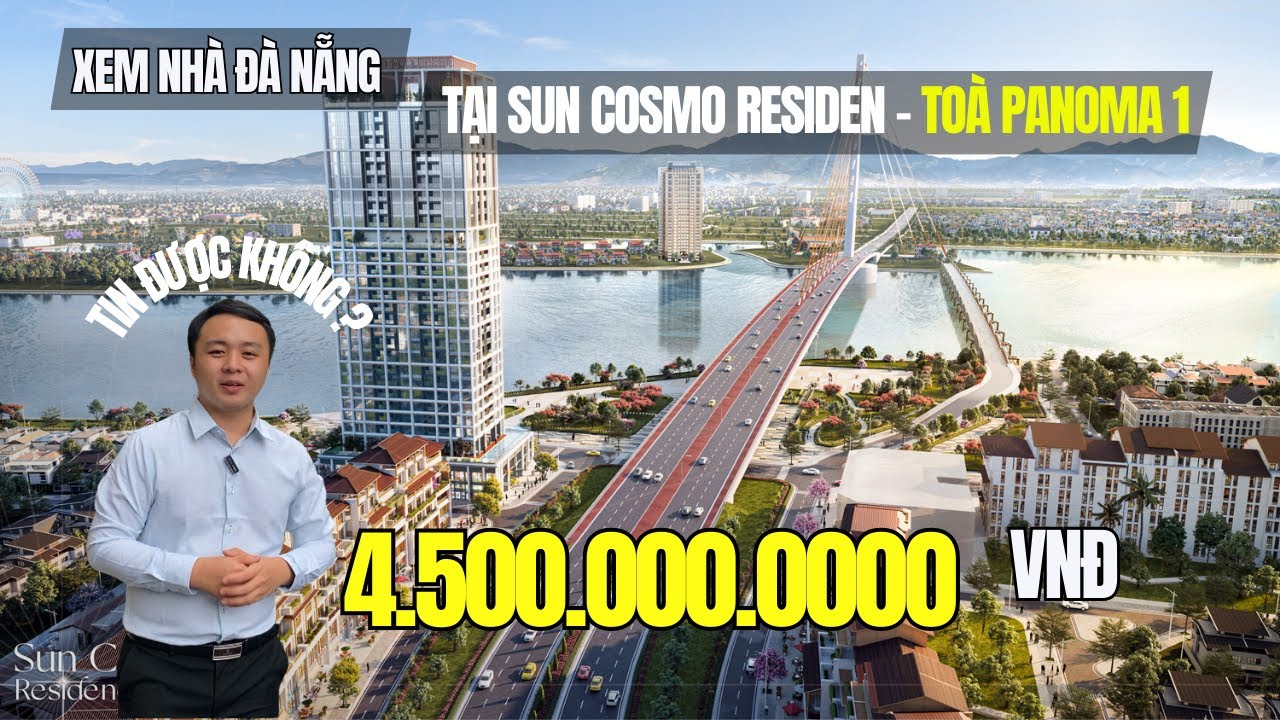 Dự án Sun Cosmo Residence Đà Nẵng - Cập nhật mức giá bán và thuê căn 2PN 68m2 tại Panoma 1