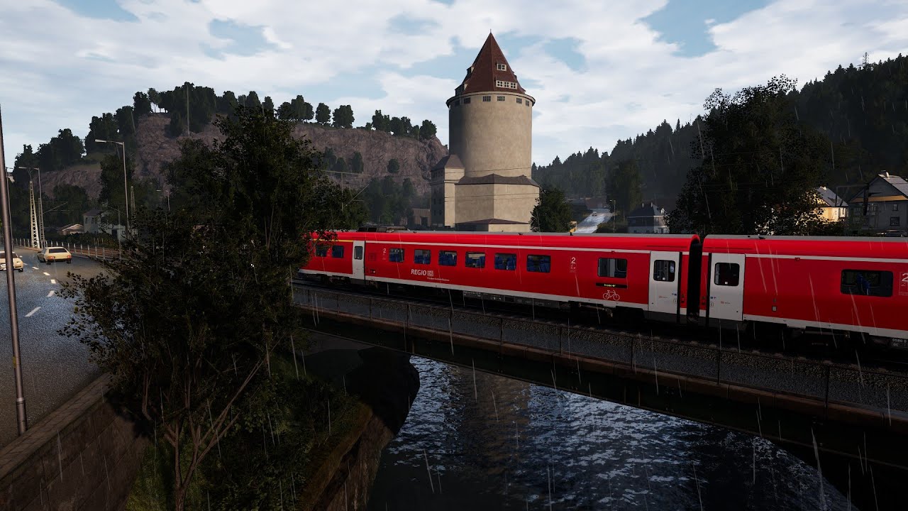 The truck is parked for the night, today we drive trains #TrainSimWorld2