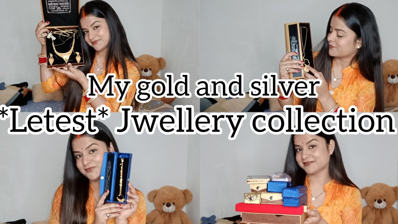 My gold jewellery collection❤️ || My gold and silver jewellery collection ✨ ||  #letest #collection