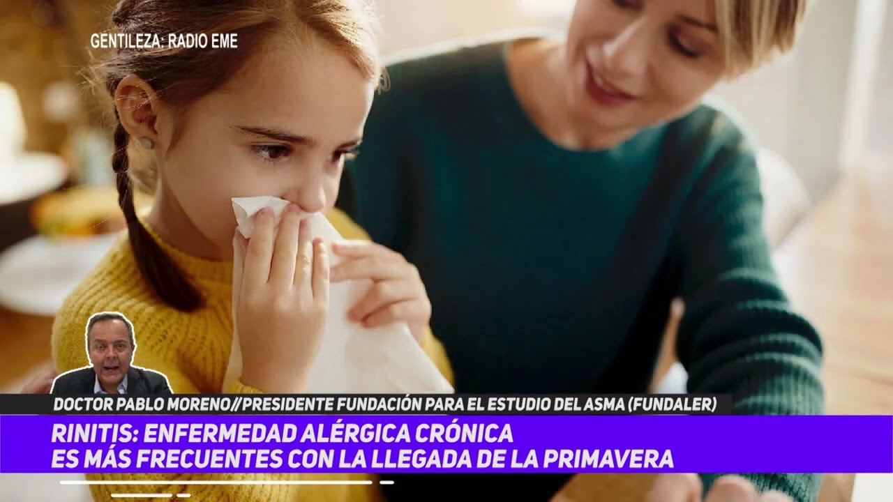 Alergias en primavera 1 de cada 5 argentinos sufre de rinitis al&eacute;rgica | Dr. Pablo Moreno