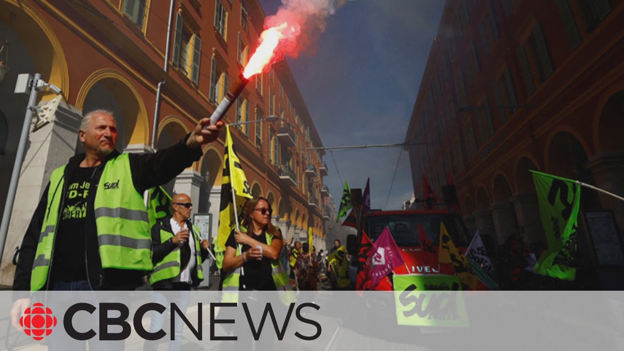 French demonstrators continue national protest against pension reform