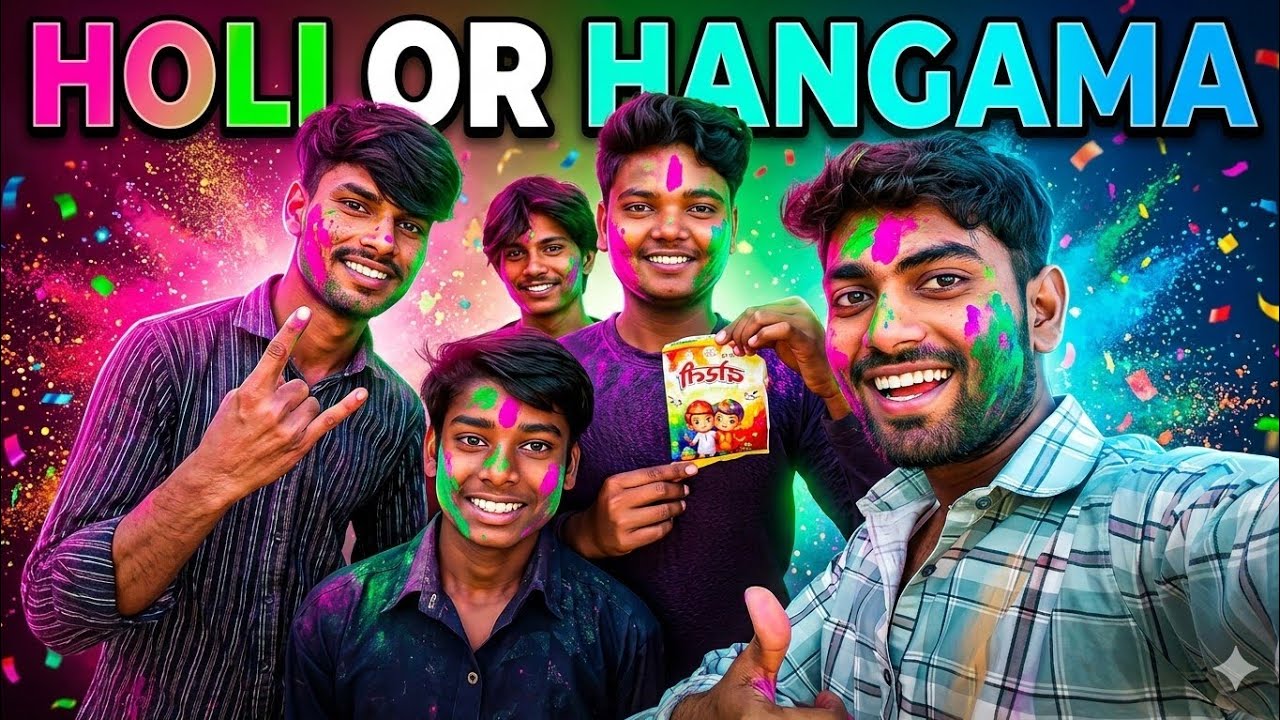 HOLI OR HANGAMA 🤣😀 #kingshiva9012