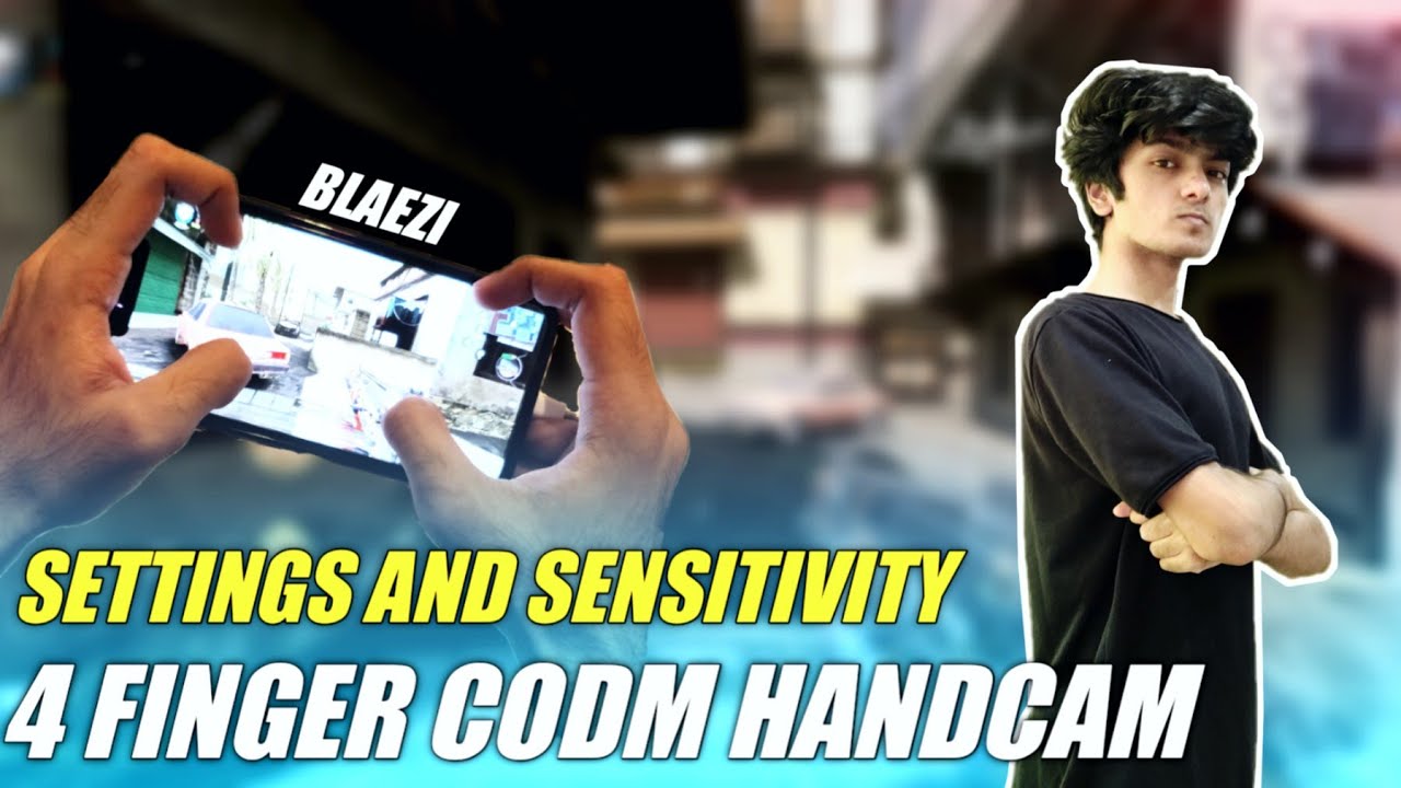 4 FINGER CODM GYRO HANDCAM + SENSITIVITY | Blaezi : CODM