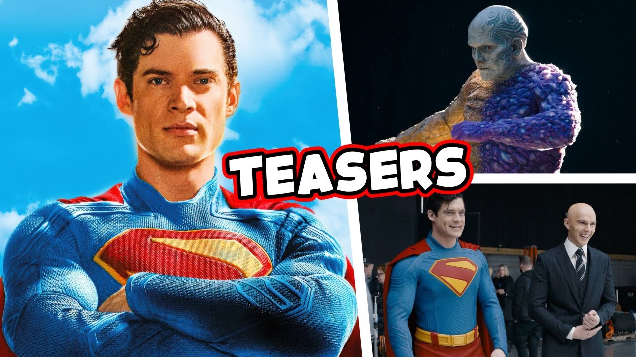 NEW Superman Movie Reboot Reveals and Teasers! New Characters, Villains, Merchandise and More!