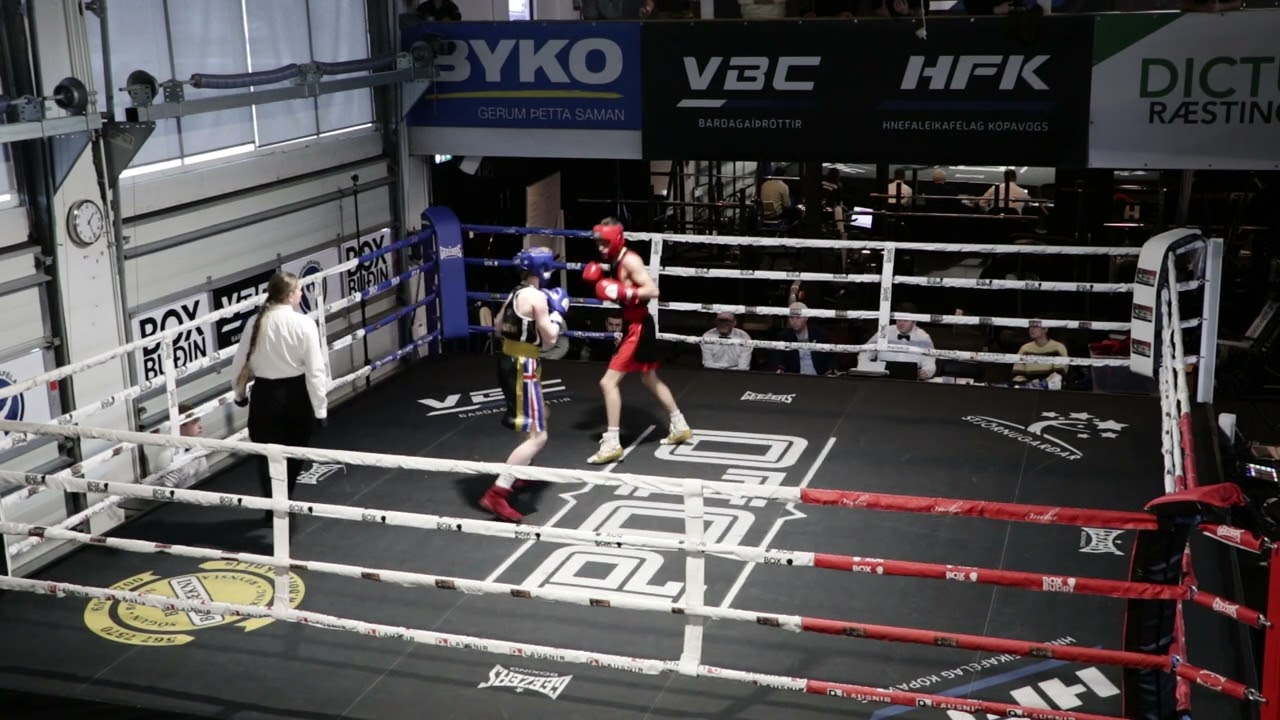 Tristan Styff Sigurðsson (HFH) vs. Hilmar Þorvarðsson (HR) | -54kg U17 KK
