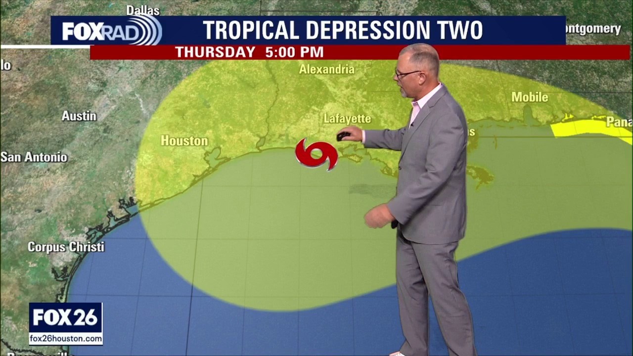 Tropical Weather Forecast: Depression Two projected to reach southeast US