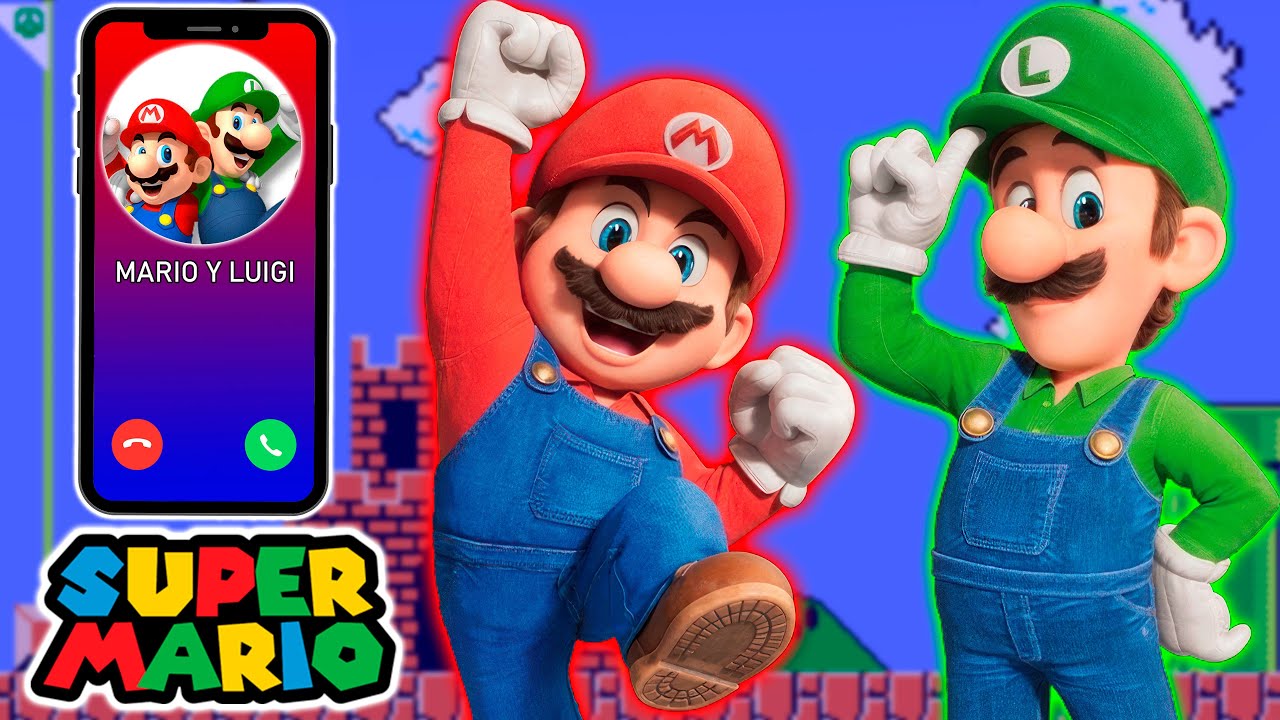 LLAMADA con MARIO BROS Y LUIGI ❤️😱 📞| Te necesitan para salvar su reino 🙌