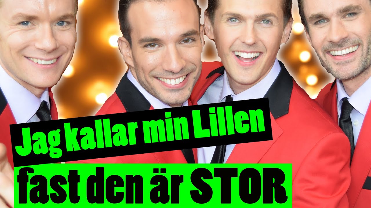 DAVID LINDGREN och PETER & BRUNO bakom scenen